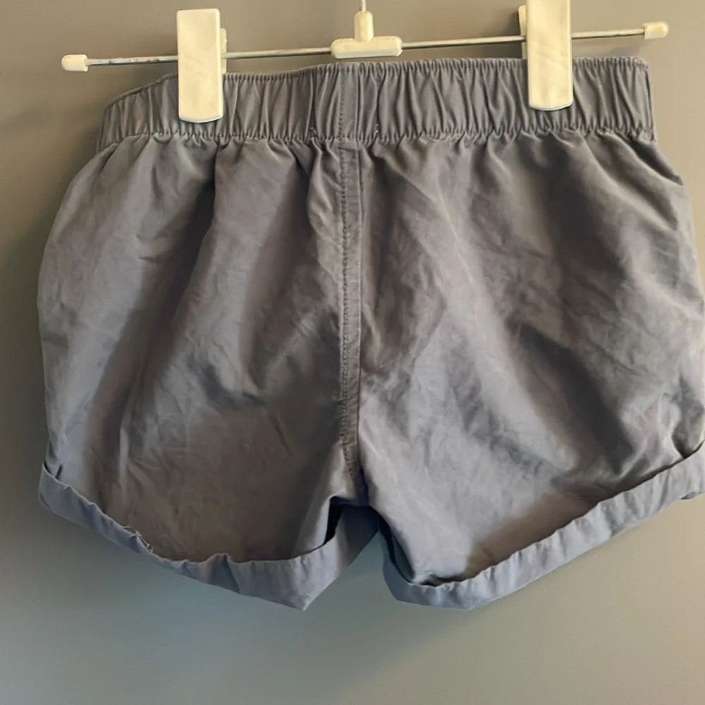 Old Navy Girls Gray Pull On Shorts Elastic Waist Multi Color Drawstring Size M 8